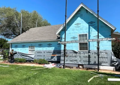 Siding installation by Red River Roofing & Construction